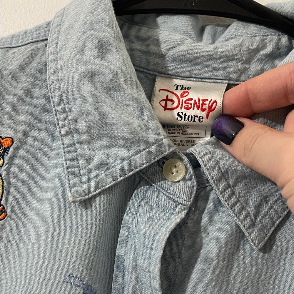 Rare Vintage Winnie The Pooh Button Down - Picture 3 of 6